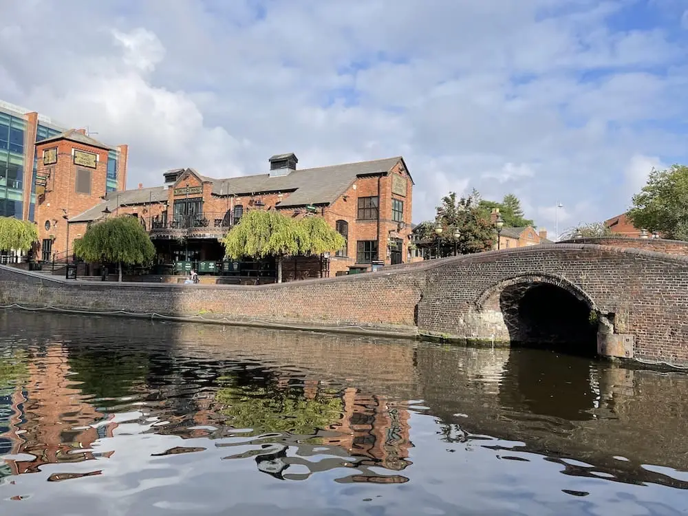 Bridge over a canal in Birmingham