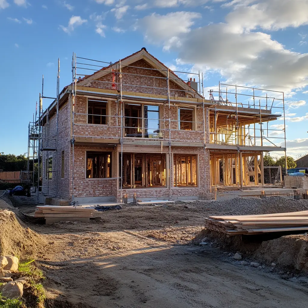Part Built House in the UK
