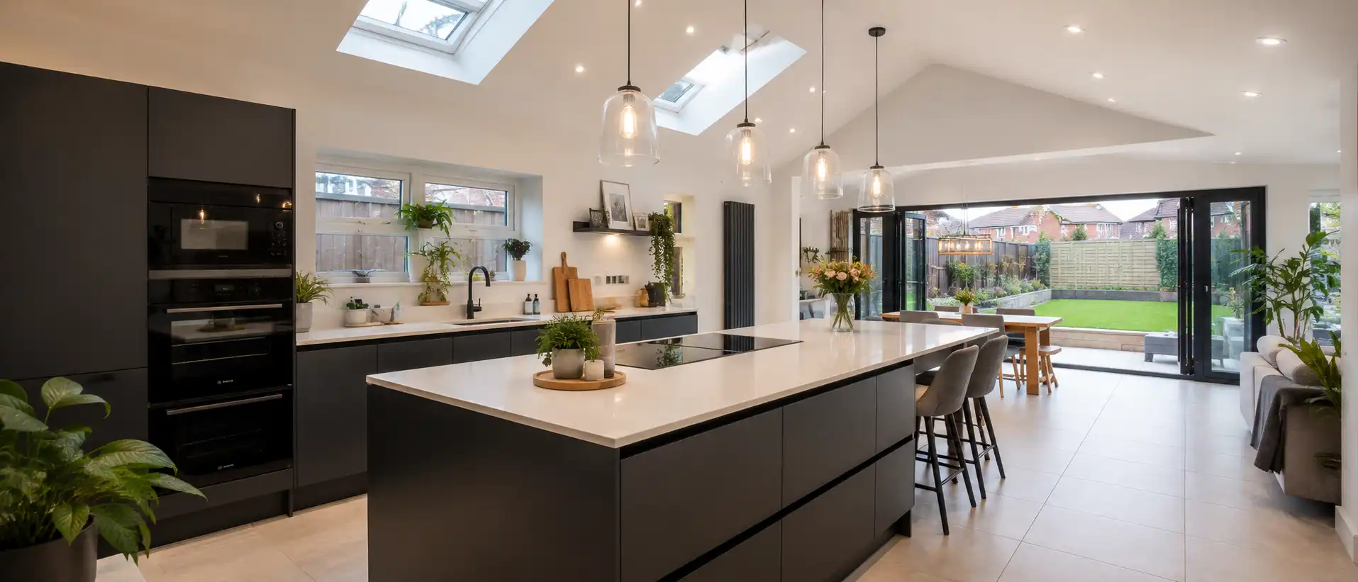 Kitchen In A Newly Built Extension Derby 0626