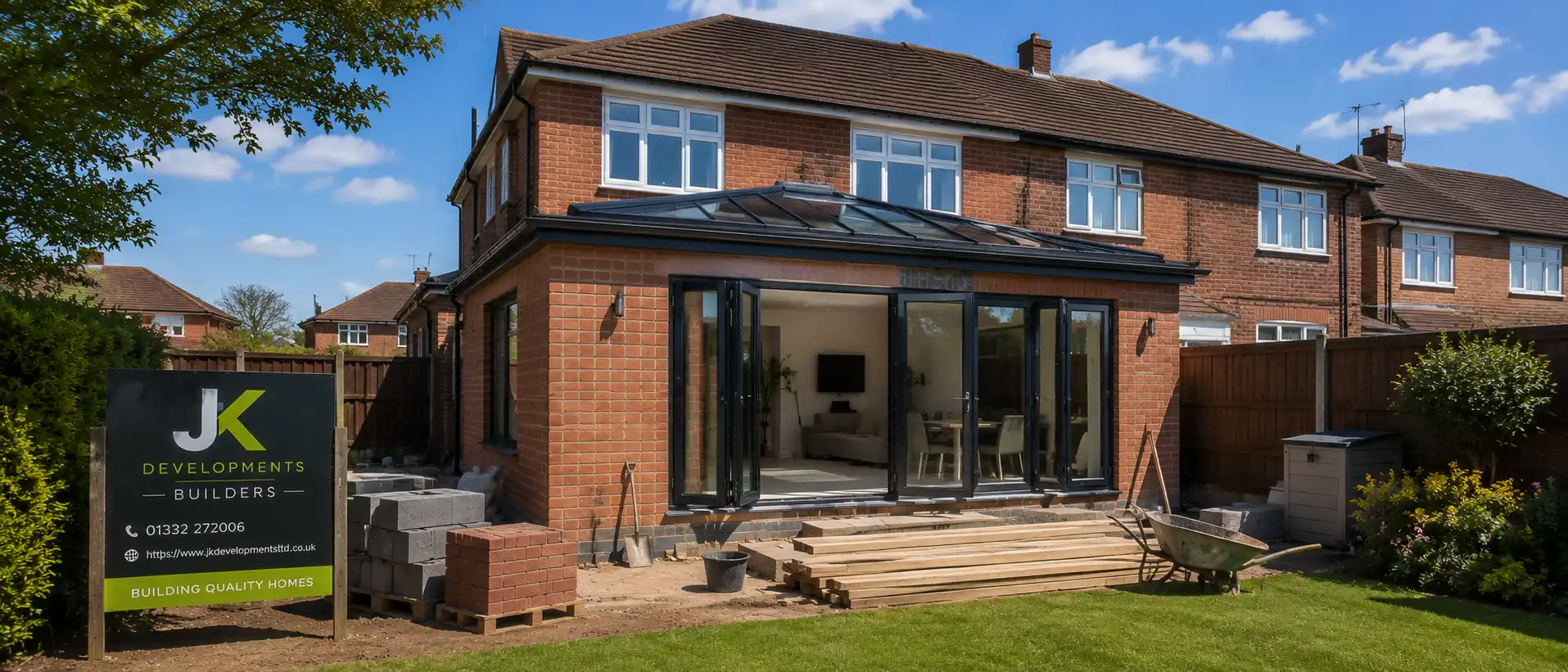 Rear House Extension Derbyshire 0526