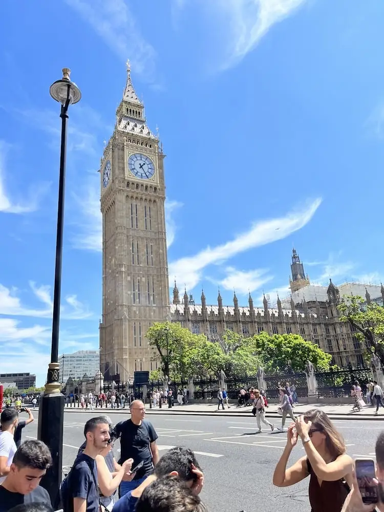 Big Ben in Westminster London
